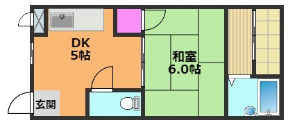 【間取り】 | 真上ロイヤルハイツ