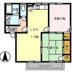 【間取り】 | ディアコート･Ｍ