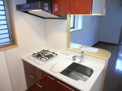 ベラジオ烏丸御池Ⅱのキッチン|２口ガスキッチン