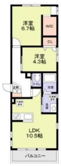 【間取り】 | フォレストメゾン弦巻