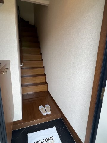 オークハイツⅧの玄関