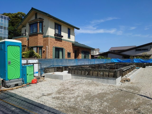 ーFITーフィットー小倉北区堅林町1期　【小倉北区　新築戸建て】の駐車場|現地撮影　2023,4,9　ーFITーフィットー小倉北区堅林町1期　【小倉北区　新築戸建て】