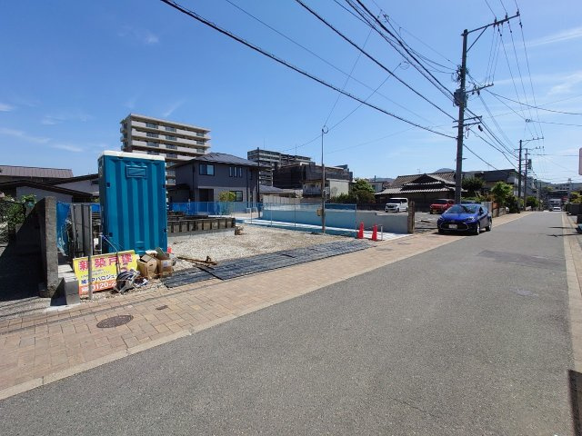 ーFITーフィットー小倉北区堅林町1期　【小倉北区　新築戸建て】の前面道路含む現地写真|現地撮影　2023,4,9　ーFITーフィットー小倉北区堅林町1期　【小倉北区　新築戸建て】