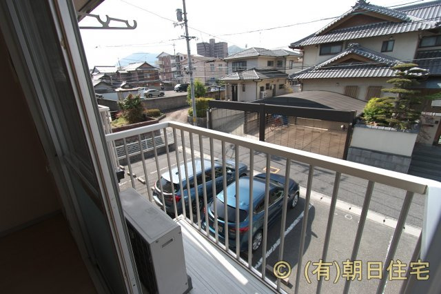 サンシャイン．ヴィラＥのバルコニー