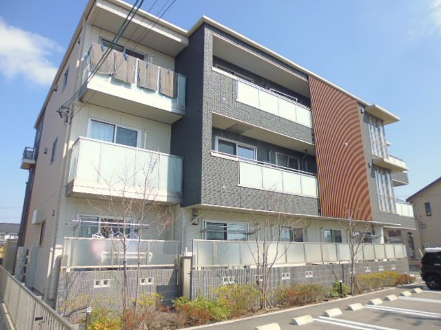 倉敷市福島のアパートの外観