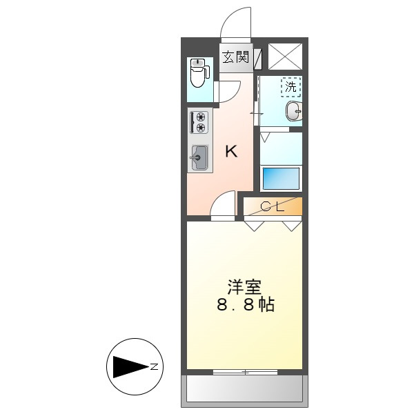 グランディーバの間取り