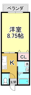 【間取り】 | コーポ華樹
