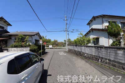 【周辺】 | 口春115坪売地 | 東側道路幅員7.2ｍ