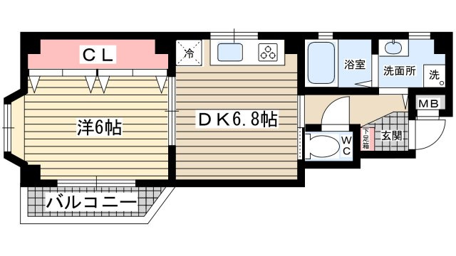 【間取り】 | ピュアハウス青蘭館