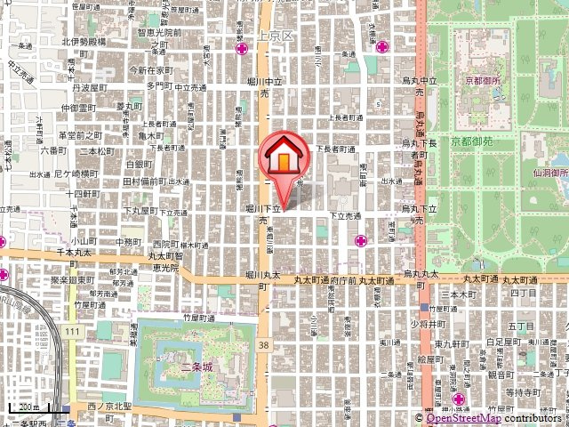 リエス東堀川の地図