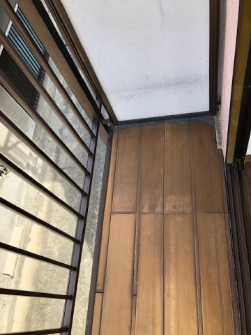 ベルメゾン一須賀Ⅲ号館のバルコニー