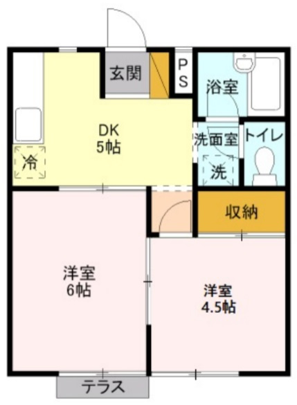 コスモプラザBの間取り
