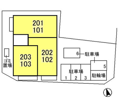 【区画図】 | プレミールカメゾン