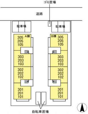【区画図】 | シリウス　Ａ棟
