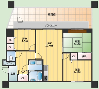【間取り】 | ヴァンベール向丘