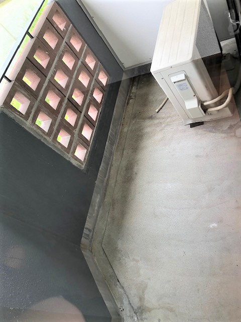 シャローム山城のバルコニー