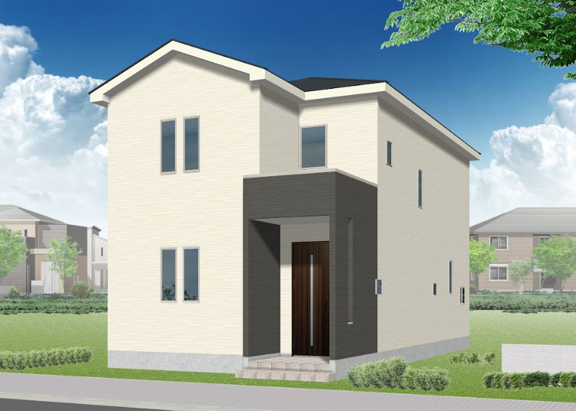 泉町5期の外観パース|外観パースです。