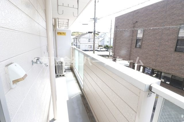 コーポ舟入川のバルコニー