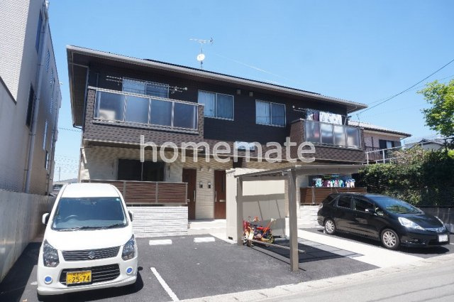 熊本市東区錦ケ丘のアパートの外観