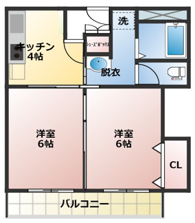 【間取り】 | City in リベルテ
