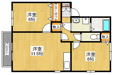 グランモアの間取り
