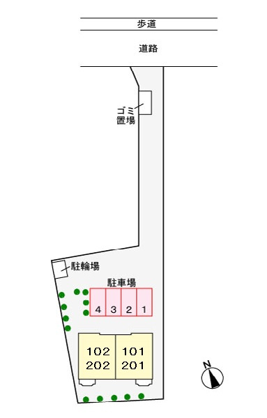 クイーンパレスの区画図