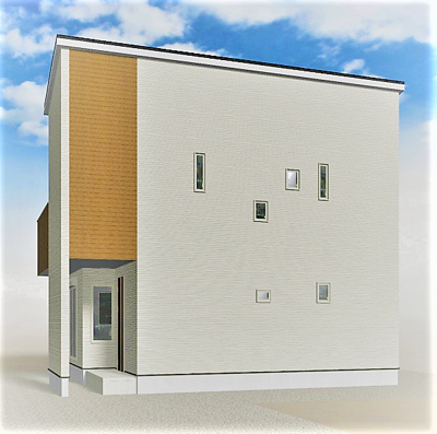 【外観パース】 | 豊中市若竹町1丁目【新築戸建て】