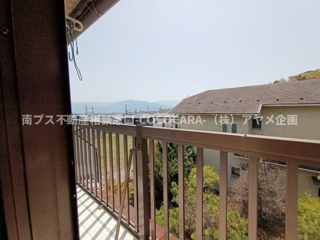 南アルプス市山寺　３LDK　中古住宅の展望|バルコニーから花火が見えることも！！