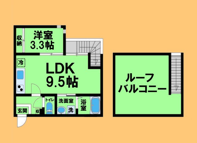 GRANDTIC平安通の間取り