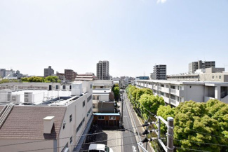 【展望】 | 物件のお問い合わせは、 ０１２０－７００－９６８までお気軽にどうぞ！
バルコニーからの眺望　視線を遮るものがありません