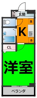 仲介手数料0円！！アネックス冨士の間取り