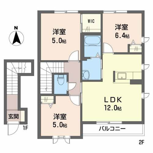 【間取り】 | シャーメゾン大野中