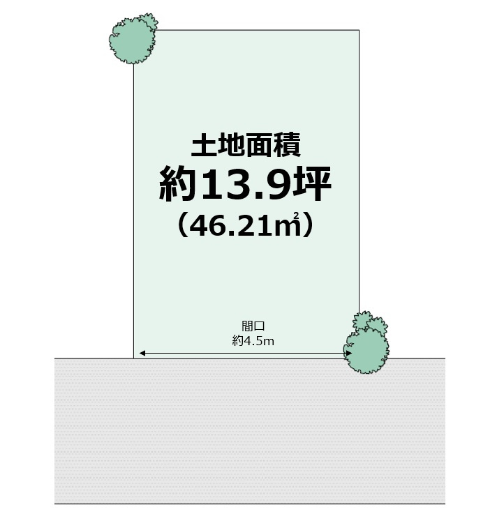 日置荘西町7丁　建築条件なし売土地