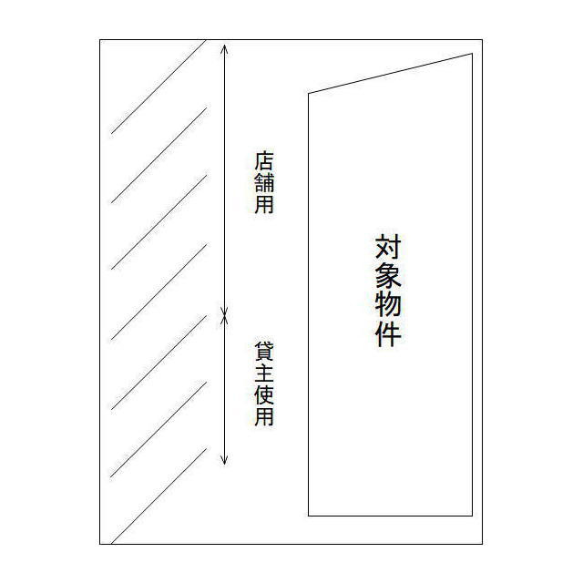 岐阜市鏡島精華２丁目の店舗一部の駐車場