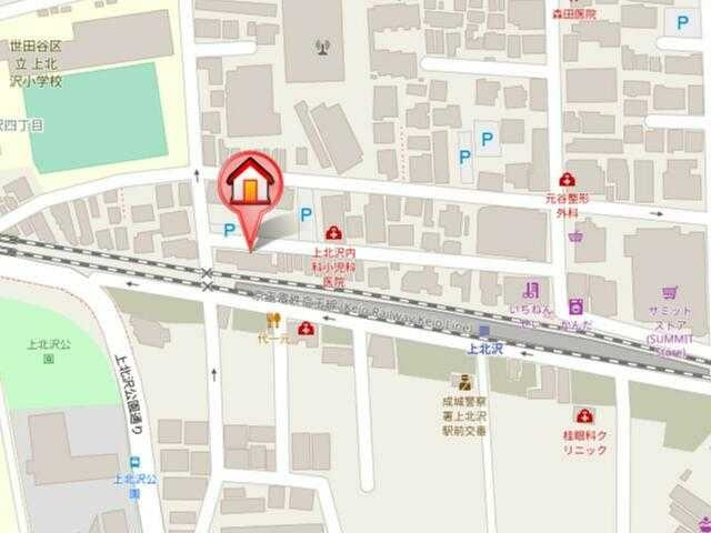 【地図】 | ルネサンスコート上北沢フロント