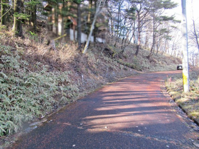 森泉郷別荘地③の前面道路含む現地写真