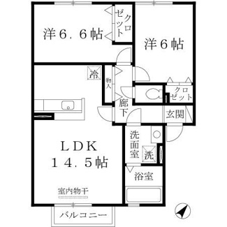 【間取り】 | コンフォール・ヴィラB棟