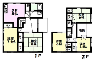【間取り】 | 早尾貸家