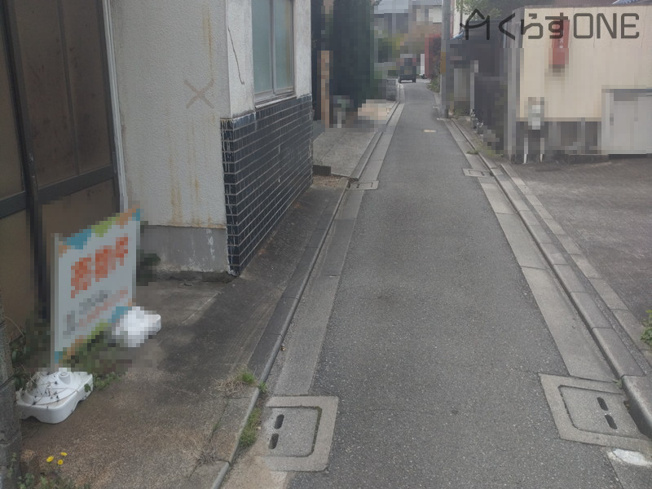 【前面道路含む現地写真】 | 姫路市梅ヶ枝町／売土地