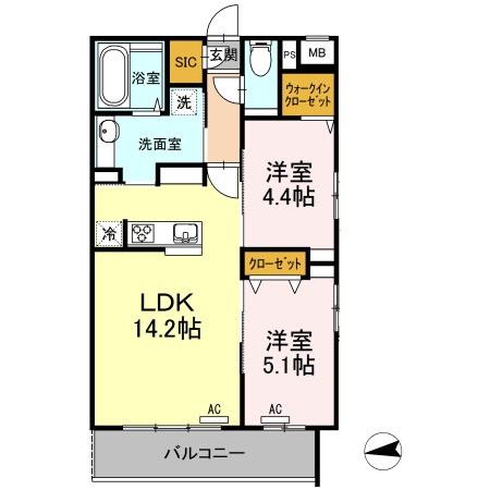 【間取り】 | ヴェッセル持田