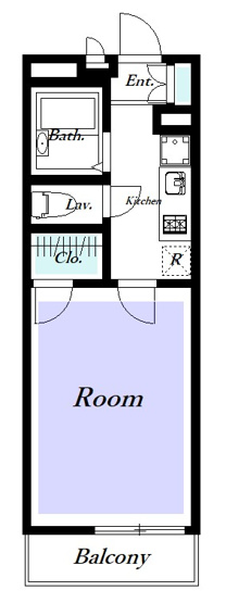 【間取り】 | レオパレスブルファーニⅡ
