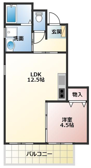 【間取り】 | フラットK