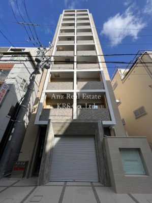 【外観】 | アスラン江戸堀 | あたたかみのあるアースカラーのマンションです♪