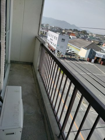 北園マンションのバルコニー