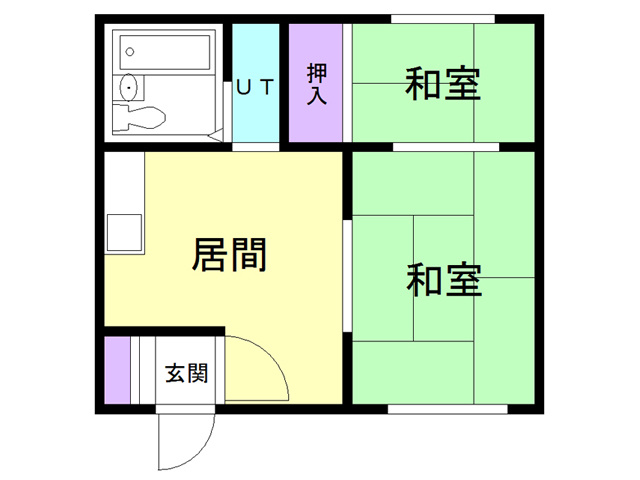 港北ハイツの間取り