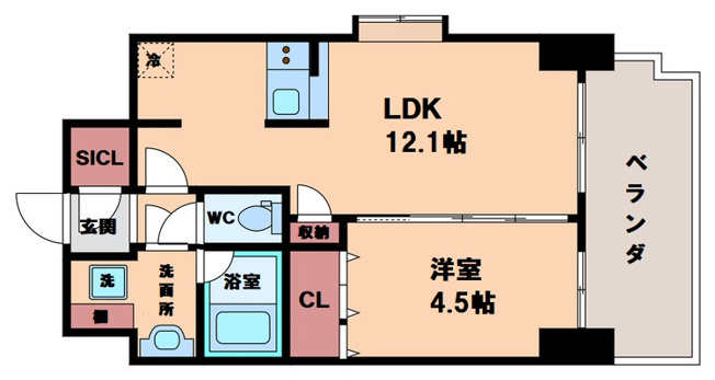 【間取り】 | スプランディッド阿倍野