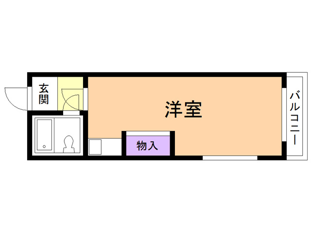 コーポあなやまの間取り