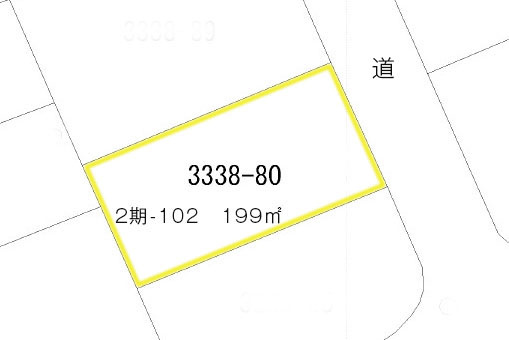 国府白浜台①の土地図