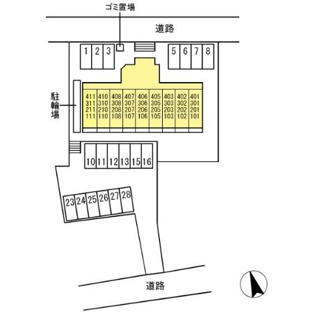 メゾン花みずき　　刈谷市近郊の賃貸はクラスホーム刈谷店の駐車場