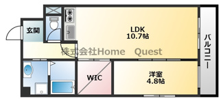 【間取り】 | ピオニー久宝寺